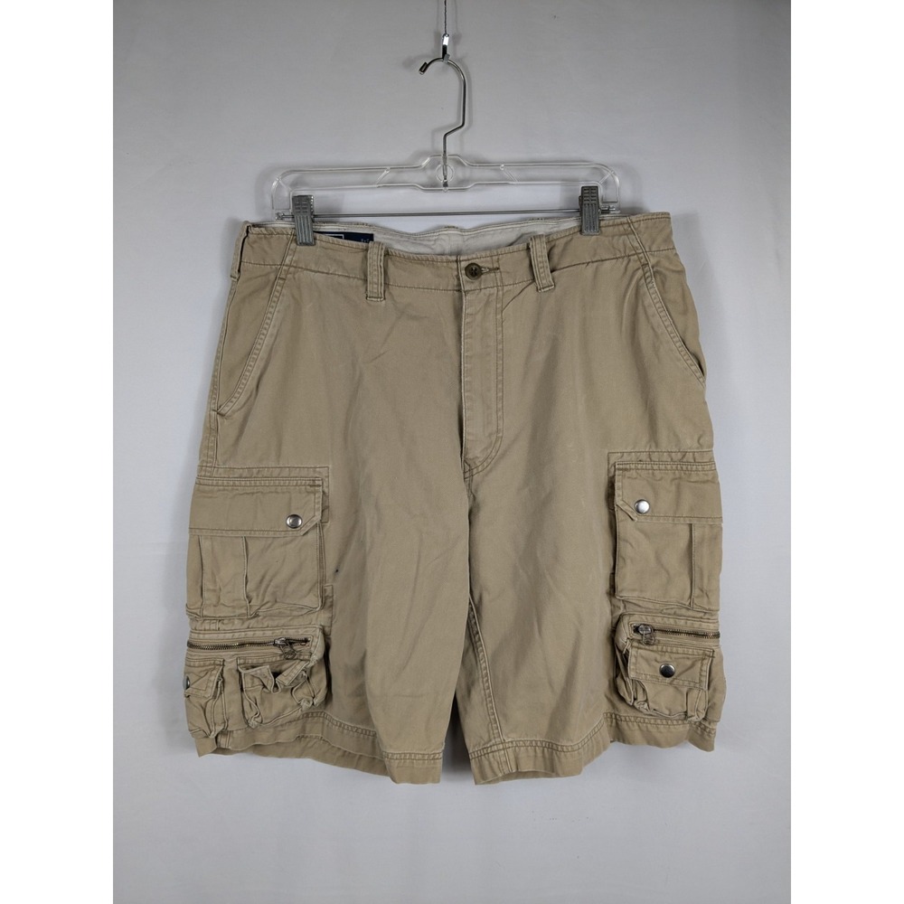 VTG Y2K Polo Ralph Lauren Shorts Mens 34 Twill Polo 67 Chino Utility Cargo 2883